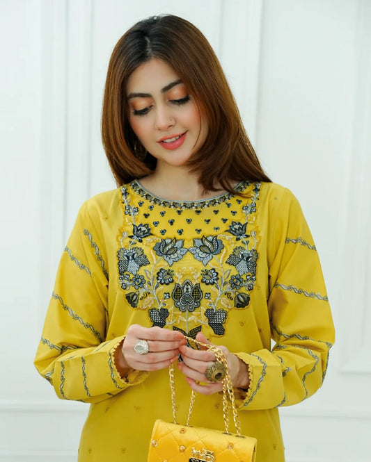 Shamsa Cotton – 2 Piece Suit 🌸