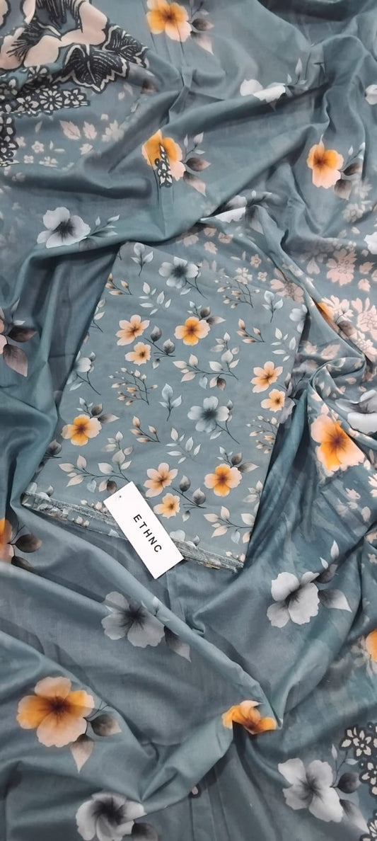 Ethnc original 3pc  voil duppata