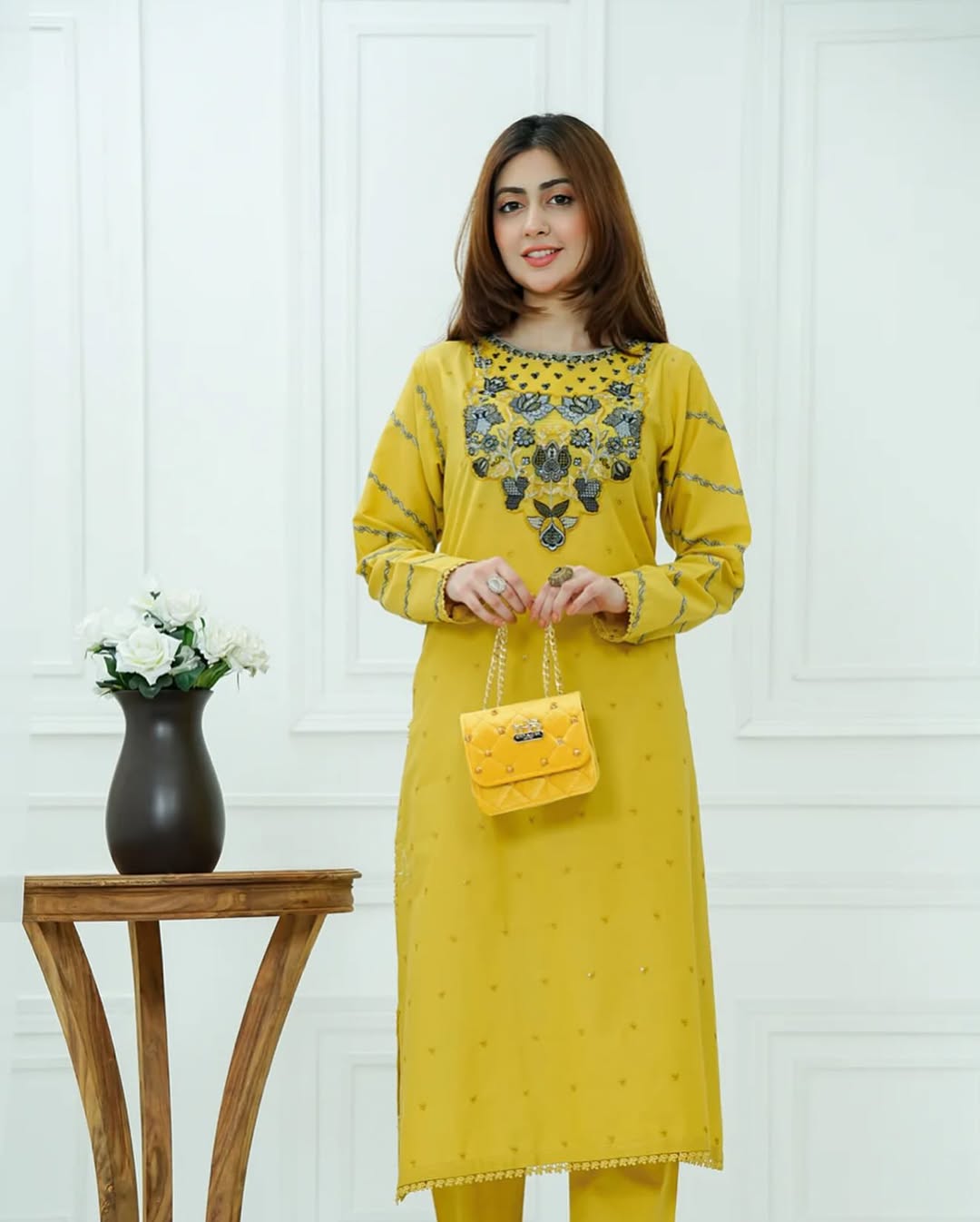Shamsa Cotton – 2 Piece Suit 🌸