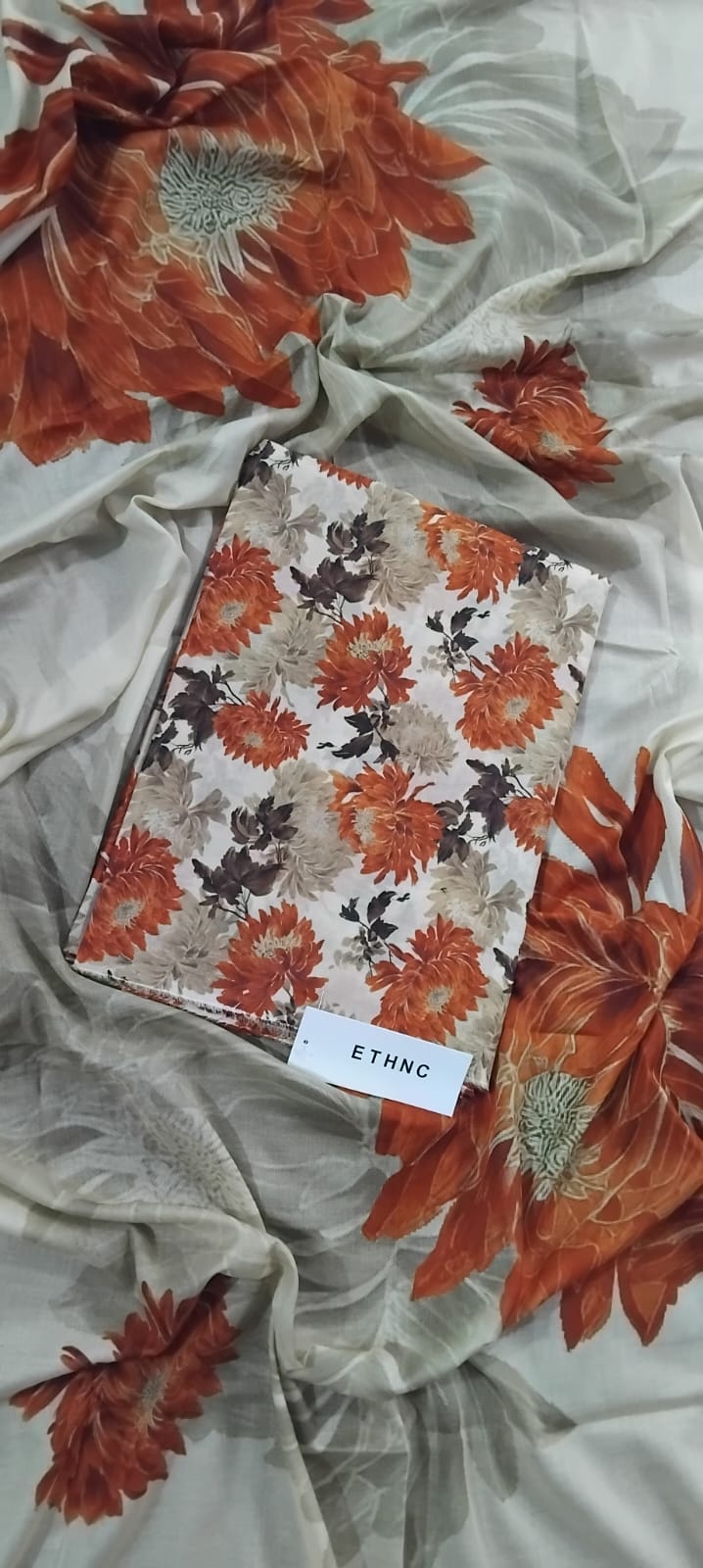 Ethnc original 3pc  voil duppata