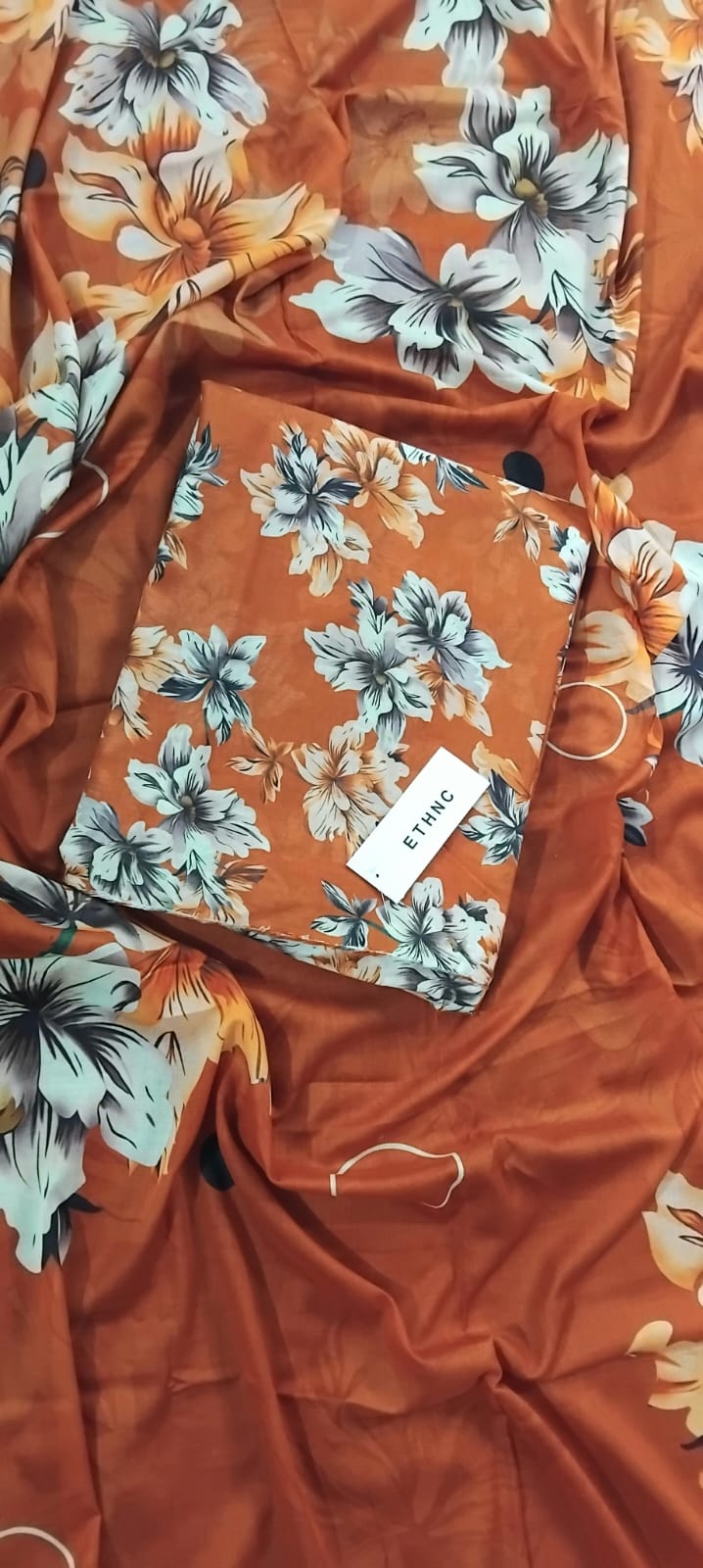 Ethnc original 3pc  voil duppata