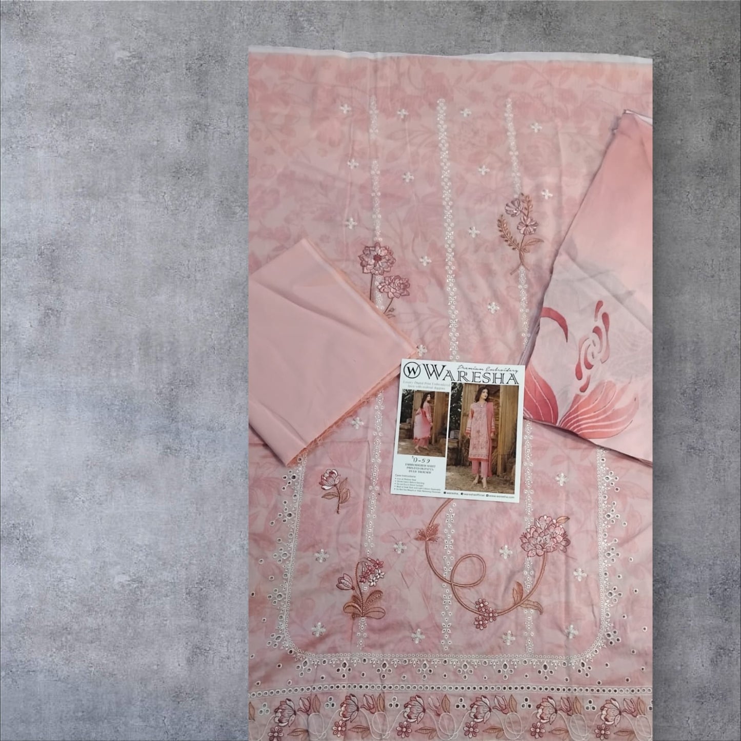 wareesha luxury printed